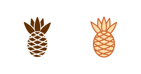 Obraz premium Pineapple Icon Design