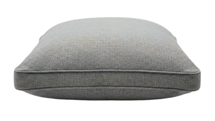 Gray cushion on a white background