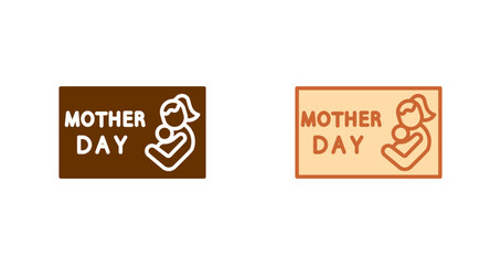 Mother's Day Banner Icon Design