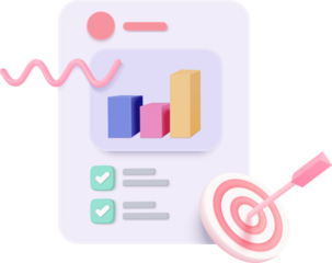 Leadership for successful new idea. Excellent business graph on background. under creative solution concept