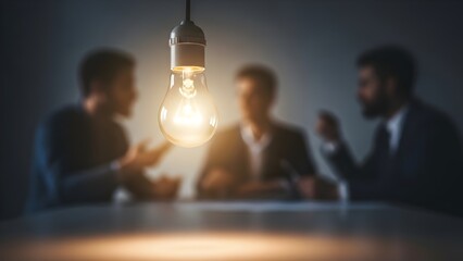 Creative team discussing a business idea