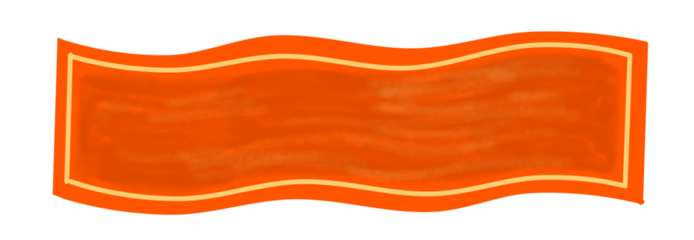 Retro vintage template featuring orange wavy patterns and elegant yellow line accents on a clean, nostalgic aesthetic background. Lunar New year.