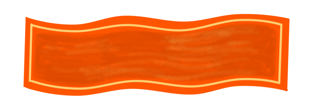 Retro vintage template featuring orange wavy patterns and elegant yellow line accents on a clean, nostalgic aesthetic background. Lunar New year. - Powered by Adobe