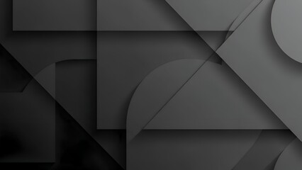Geometric Shapes in Monochrome Design.