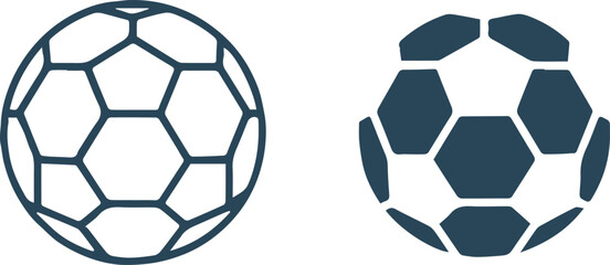 Obraz premium soccer seamless ball pattern backgrounds editable vector set