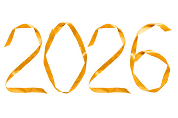 Ribbons 2026 isolated