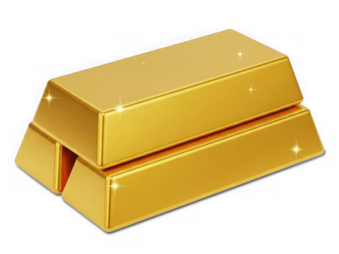 Stacked gold bars radiating warmth and wealth - Powered by Adobe