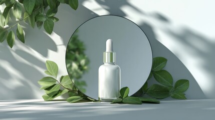 Beauty products on table