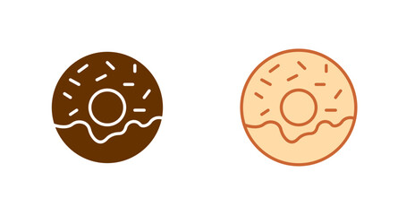 Obraz premium Donut Icon Design