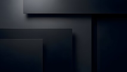Dark Gray Geometric Shapes Abstract Background.