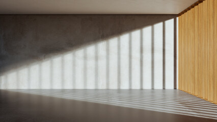 Naklejka premium Large luxury modern bright interiors Living room mockup illustration 3D rendering image