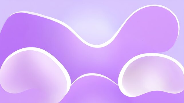 A splash screen features a smooth flowing gradient design in shades of purple, creating a simple and modern look for an app