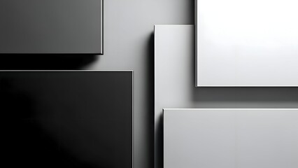 Geometric Shapes in Monochromatic Arrangement.