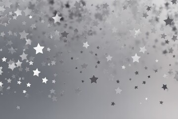 Calm grey star pattern with gentle shading and grain texture