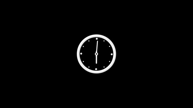 White analog clock face with hands pointing to 4:35 on a black background time watch