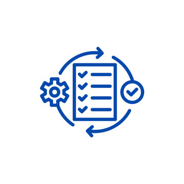 Continuous process improvement isolated on transparent background