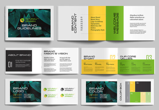 Corporate Brand Identity Style Guide Book