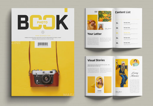 Photo Book Magazine Template