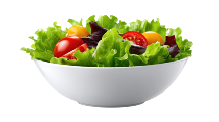 Fresh salad bowl nutritious salad in a bowl perfect for a healthy meal packed with fresh ingredients