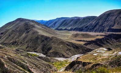 Landscape near Purmamarca, Jujuy Province, Argentina.