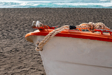 Łódka na plaży Fuerteventura © Tomasz