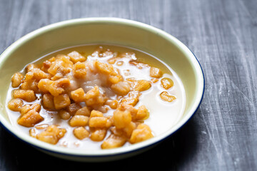 oriental fried pork bits crisps and pork oil food ingredient