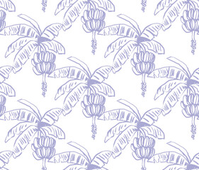 Banana Seamless Print Patterns Graphic Design. Banana tree pattern design. summer Tropical print. Botanical summer graphics. print design. tee shirt sweatshirt design.