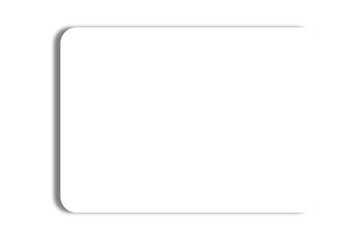 Naklejka premium Blank card template vector illustration , 