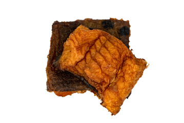 the smoked filet of Atlantic wolffish 