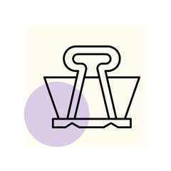 Obraz premium Paper Clip vector, pixel perfect, illustrator file 