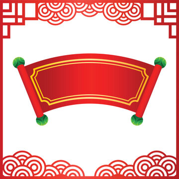 Chinese new year gradient vector