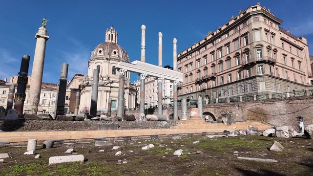 Roman Forum and Church of Most Holy Name of Mary