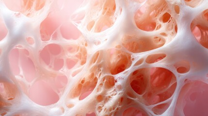 A mesmerizing close-up of organic textures showing intricate patterns and soft colors, representing the beauty of nature in an abstract artistic form.