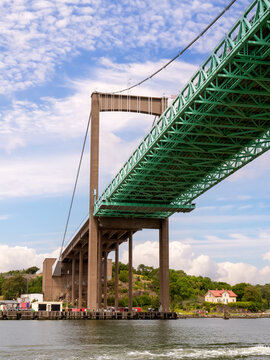 Alvsborg Bridge over Gota Alv River in Gothenburg, Sweden