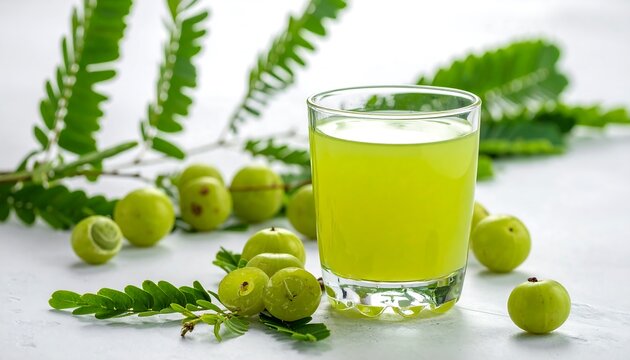 Amla Juice - A Refreshing and Healthy Indian Gooseberry Drink.
