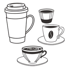 Obraz premium Coffee varieties