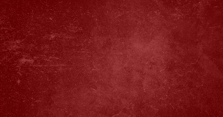 Red abstract background. Rough, grainy, scratched, textured backdrop with space for text. Wallpaper for design, layouts, and advertising. Template