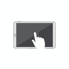 Touchscreen Tablet with Hand Interaction