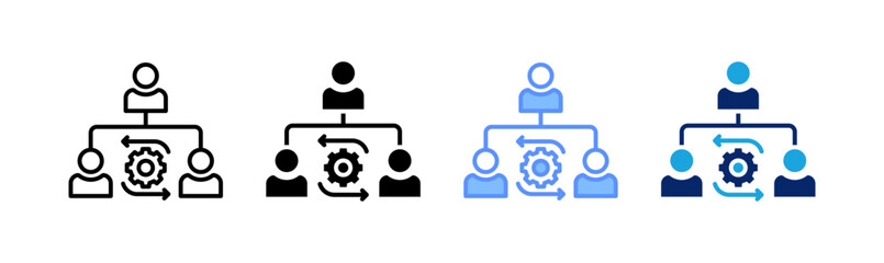 Restructuring icon set multiple style collection