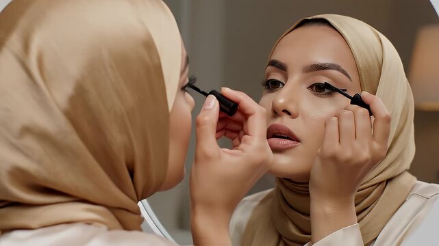Makeup Application Tutorial for Elegant Look.