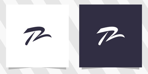 letter r logo design vector