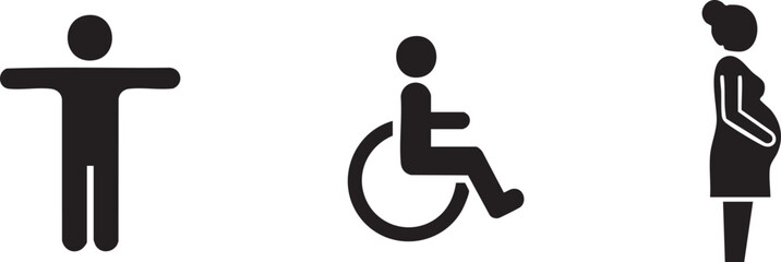 Universal Accessibility and Human Rights Icon Set for Inclusive Design