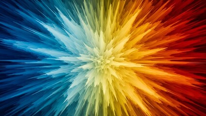 abstract colorful background with rays