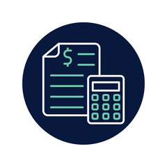Accounting vector, pixel perfect, illustrator file 
