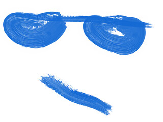 hand drawn font, Colorful crayon emoji faces in doodle style. Hand drawn cartoon emoticons with different moods and feelings.