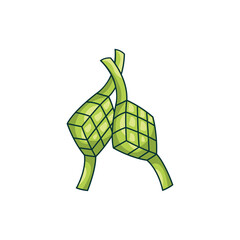 Traditional Ketupat Rice Cakes for Festive Celebrations