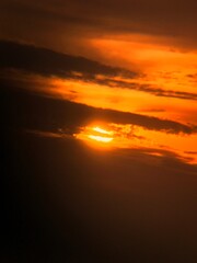 Natural sunset sky background texture