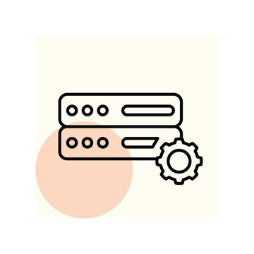 Data Management vector, pixel perfect, illustrator file 

