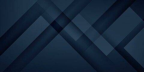 Obraz premium Dark blue and black gradient abstract background with overlapping triangle shapes. Modern and futuristic background concept with embossed scratch effect. Vector illustration VOL. 5