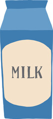 牛乳パックのイラスト